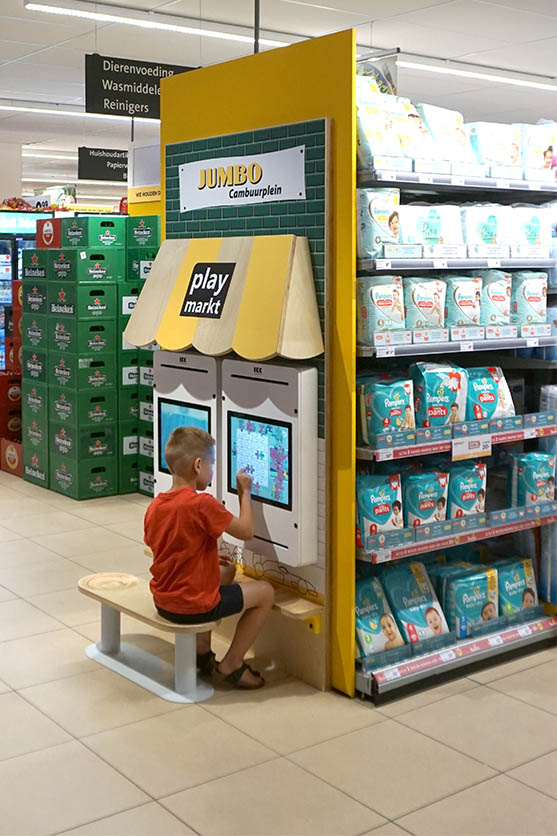 Kinderhoek supermarkt Jumbo Cambuurplein