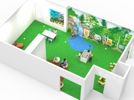 壁ゲームepdmの遊びの床とFXの壁の装飾とプレイルームのデザイン