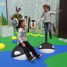 this image shows Orca, climbing and sitting element for play floor
